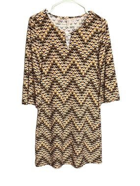 Tacera Stretch Midi Dress 3/4 Sleeve Women’s Size Medium